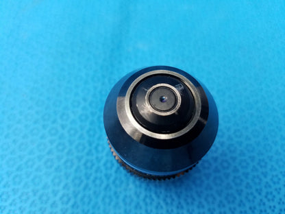 UPlanSApo 40x microscope objective with black and silver design featuring textured grip ring numerical aperture 0.90 field number 26.5