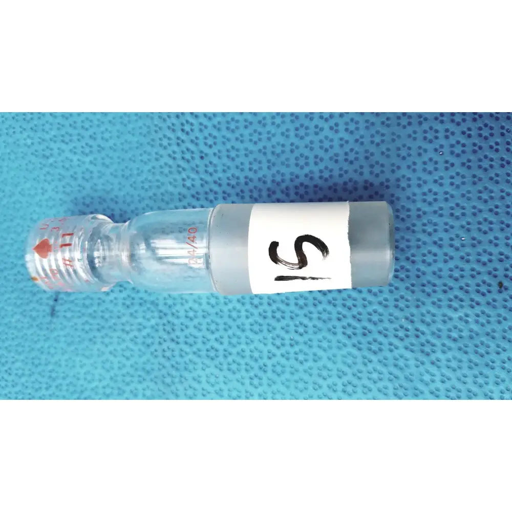 Reuse Medical Used Glass Thermometer Adapter 24/40 Inner Joint – Mini Thread, Made in USA Lab Flasks, second-hand product photo 1
