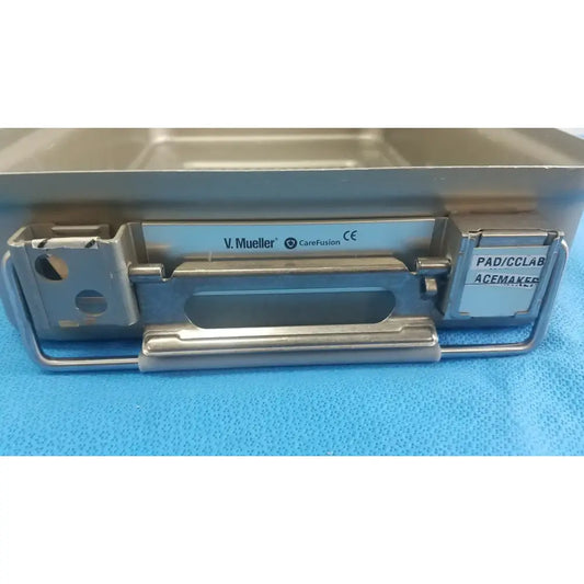 Reuse Medical V. Mueller CareFusion Genesis Sterilization Container Bottom Tray Sterilization Trays & Cases, second-hand product photo 1