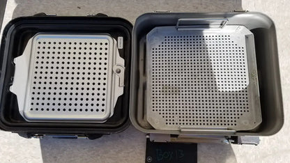 V. Mueller V.Mueller CD1-4B Genesis CareFusion Sterilization Container 4" Deep Half-Length Sterilization Container, second-hand product photo 6