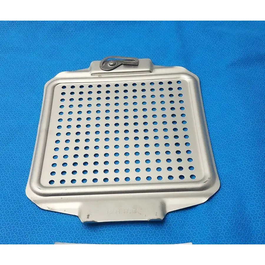 V. Mueller Genesis Top Retention Plate – Surgical Sterilization Case Part – Used Sterilization Case Part, second-hand product photo 1