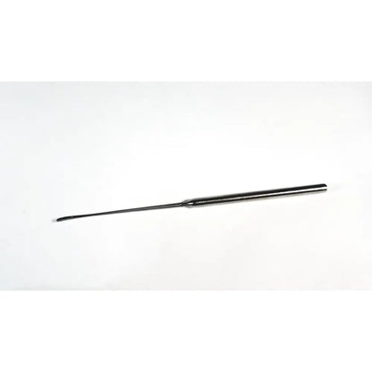 A sleek black metal mueller nl1093 penfield dissector with a slender handle and curved tip for surgical use