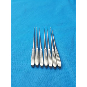 V. Mueller Spratt Bone Curette الجراحية لتقويم العظام - مجموعة من 7