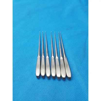 V. Mueller Spratt Bone Curette Surgical Orthopedic - Lot of 7 Bone Curette Set, second-hand product photo 1