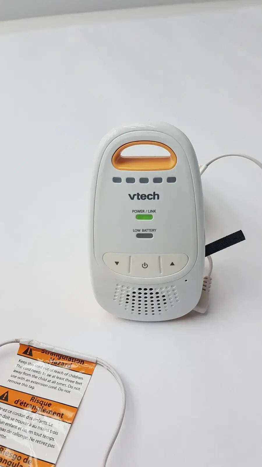 VTech V Tech Audio baby or Monitor Model DM111 BU and DM111 PU Audio Baby Monitor, second-hand product photo 3