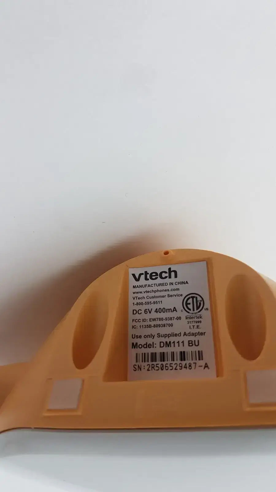 VTech V Tech Audio baby or Monitor Model DM111 BU and DM111 PU Audio Baby Monitor, second-hand product photo 13