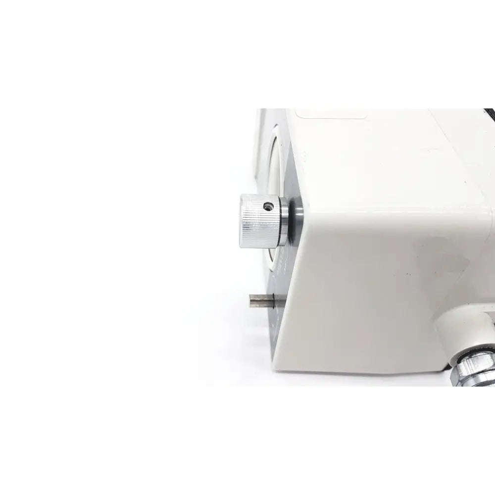 White plastic vacutrol health care regu-gage device with silver knob and threaded metal fittings untested health care sugrical