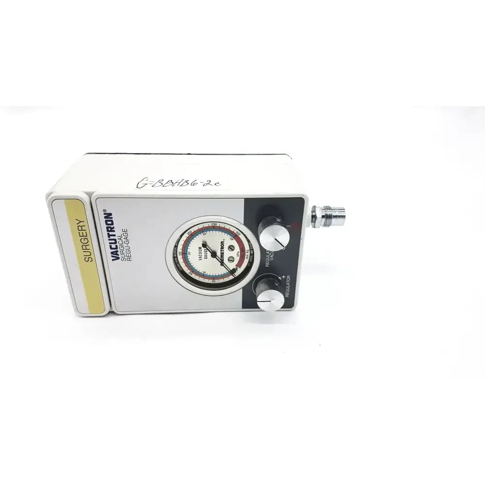 Vacutron 22040012 Surgical Regu Gage Suction Regulator Gauge, as-is (for parts) product photo 1