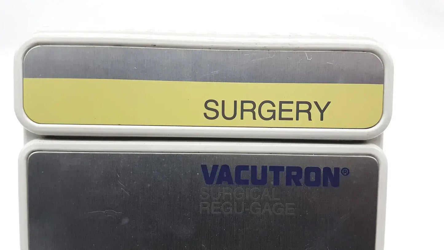 Vacutron 22040012 Surgical Regu Gage Suction Regulator Gauge, as-is (for parts) product photo 3