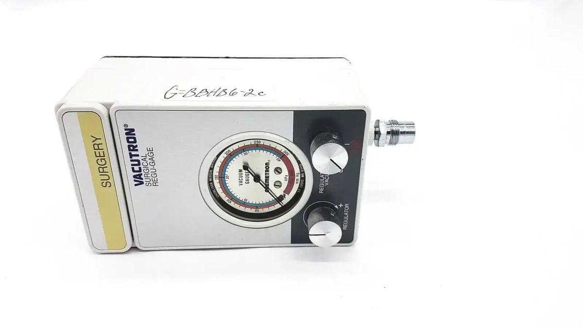 Vacutron 22040012 Surgical Regu Gage Suction Regulator Gauge, as-is (for parts) product photo 1