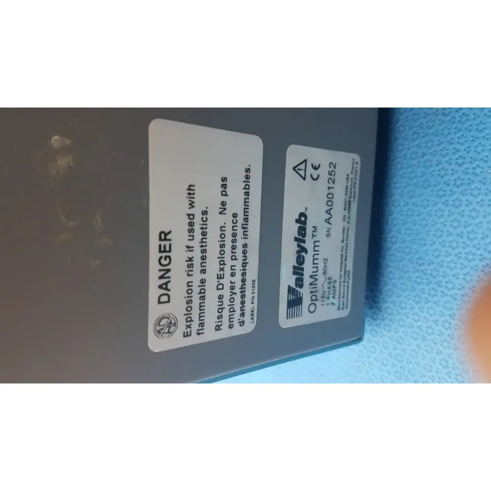 Valleylab OptiMumm Smoke Evacuator Surgical Unit 115V Medical Device Surgical Smoke Evacuator, second-hand product photo 3