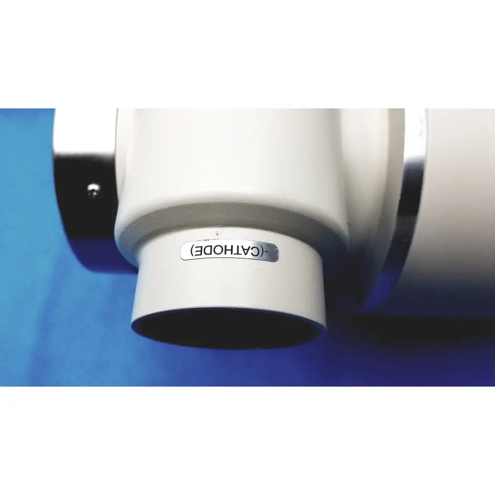White cylindrical cathode with metallic silver engraved label on varian rad-60 tube for parts or not working