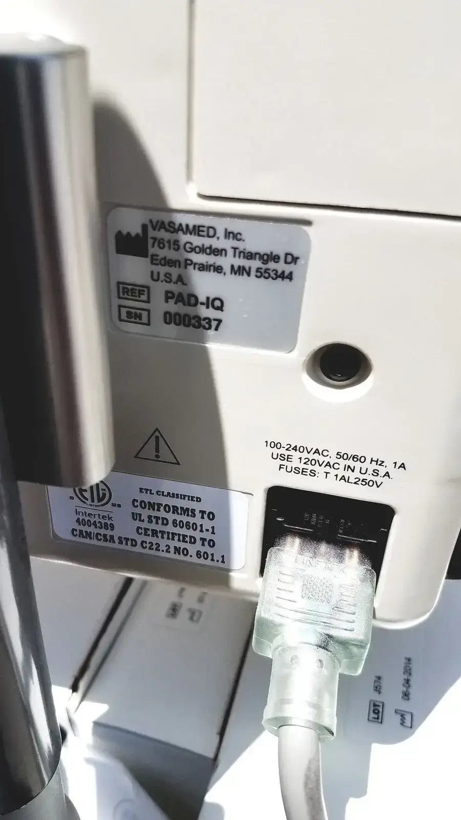 Vasamed SensiLase PAD-IQ Skin Perfusion Pressure Testing System – 100-240V Skin Perfusion Pressure Testing System, second-hand product photo 2