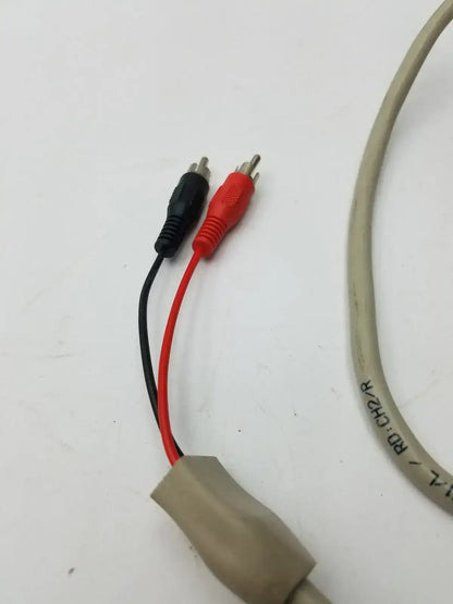 Generic VCR BK CH1/L RD: CH2/R, 2 Sided Black and Red Battery Pin Cable Battery Pin Cable, second-hand product photo 3