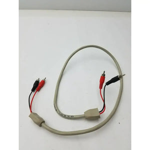 VCR BK CH1/L RD: CH2/R, كابل بطارية ذو وجهين أسود وأحمر