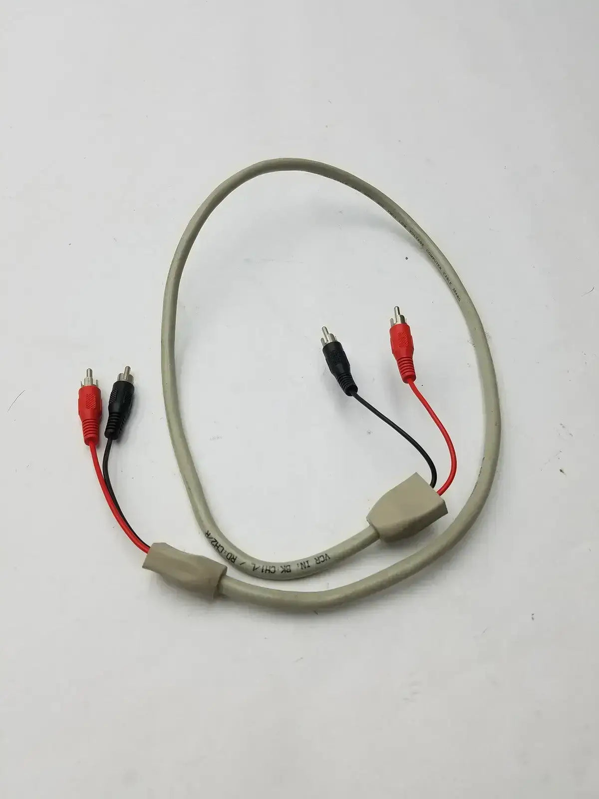 Generic VCR BK CH1/L RD: CH2/R, 2 Sided Black and Red Battery Pin Cable Battery Pin Cable, second-hand product photo 7