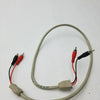 VCR BK CH1/L RD: CH2/R, 2 Sided Black and Red Battery Pin Cable