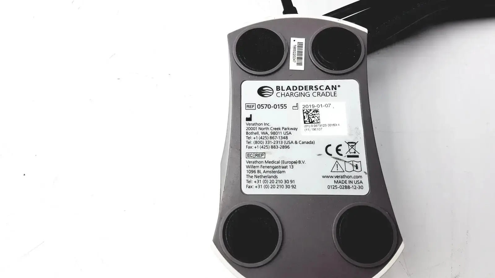 Verathon 0570-0155 BladderScan Charging Cradle Charging Cradle, second-hand product photo 4