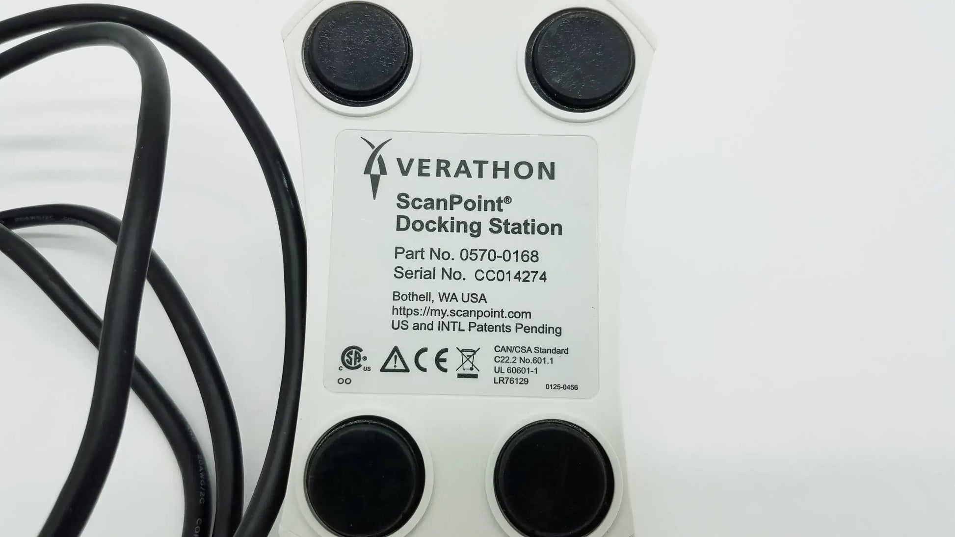 Verathon 0570-0168 BladderScan Probe Scan Point USB Docking Station BladderScan Probe Scan Point USB Docking Station, second-hand product photo 11
