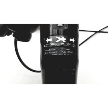 Black verathon bladderscan bvi cylindrical device with label not for fetal use by verathon inc for reuse medical