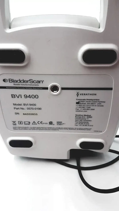 Verathon BladderScan Portable Bladder Scanner BVI 9400 Bladder Scanner, as-is (for parts) product photo 8