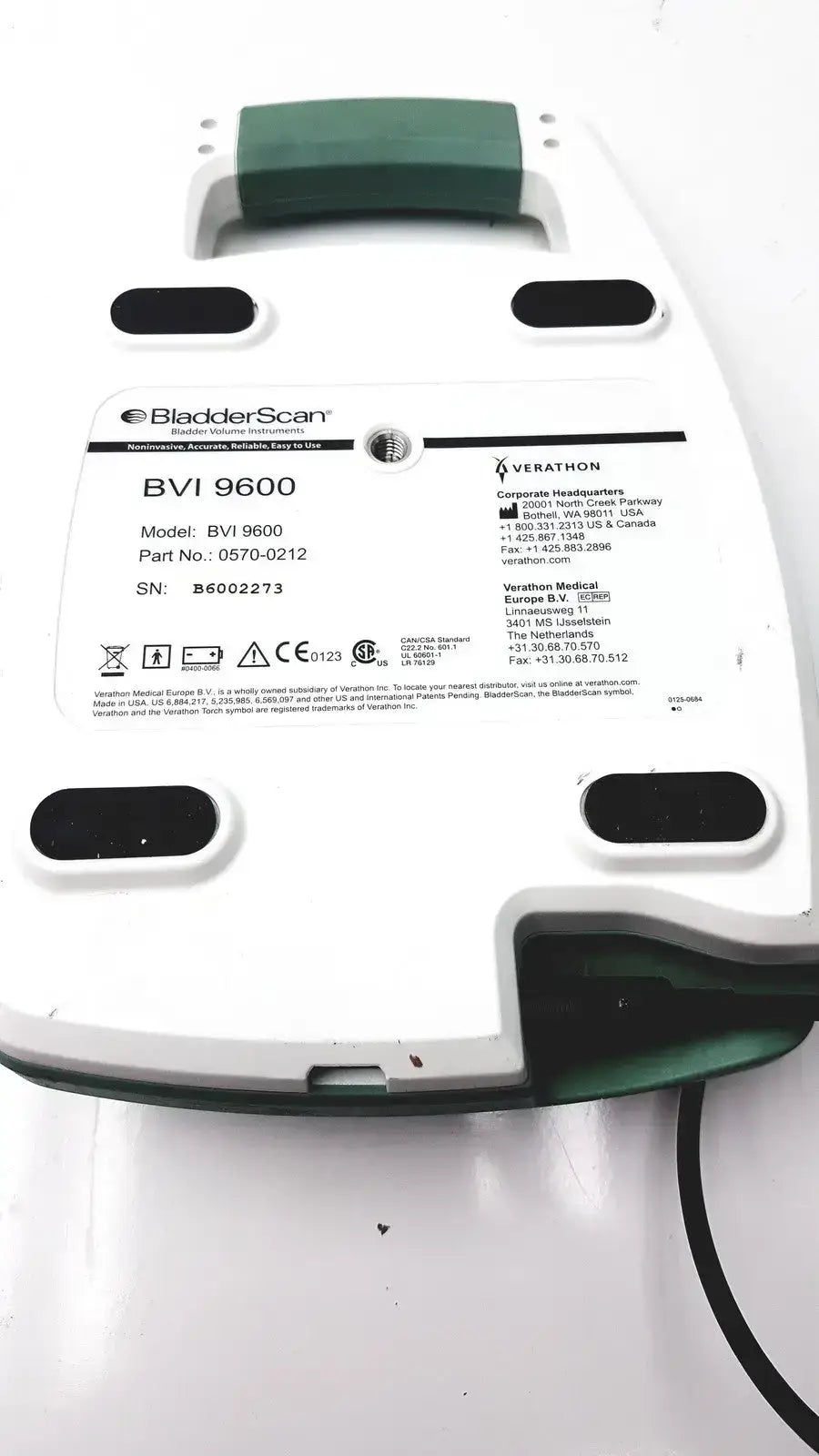 Verathon BladderScan Portable Bladder Scanner BVI 9600 Bladder Scanner, second-hand product photo 6