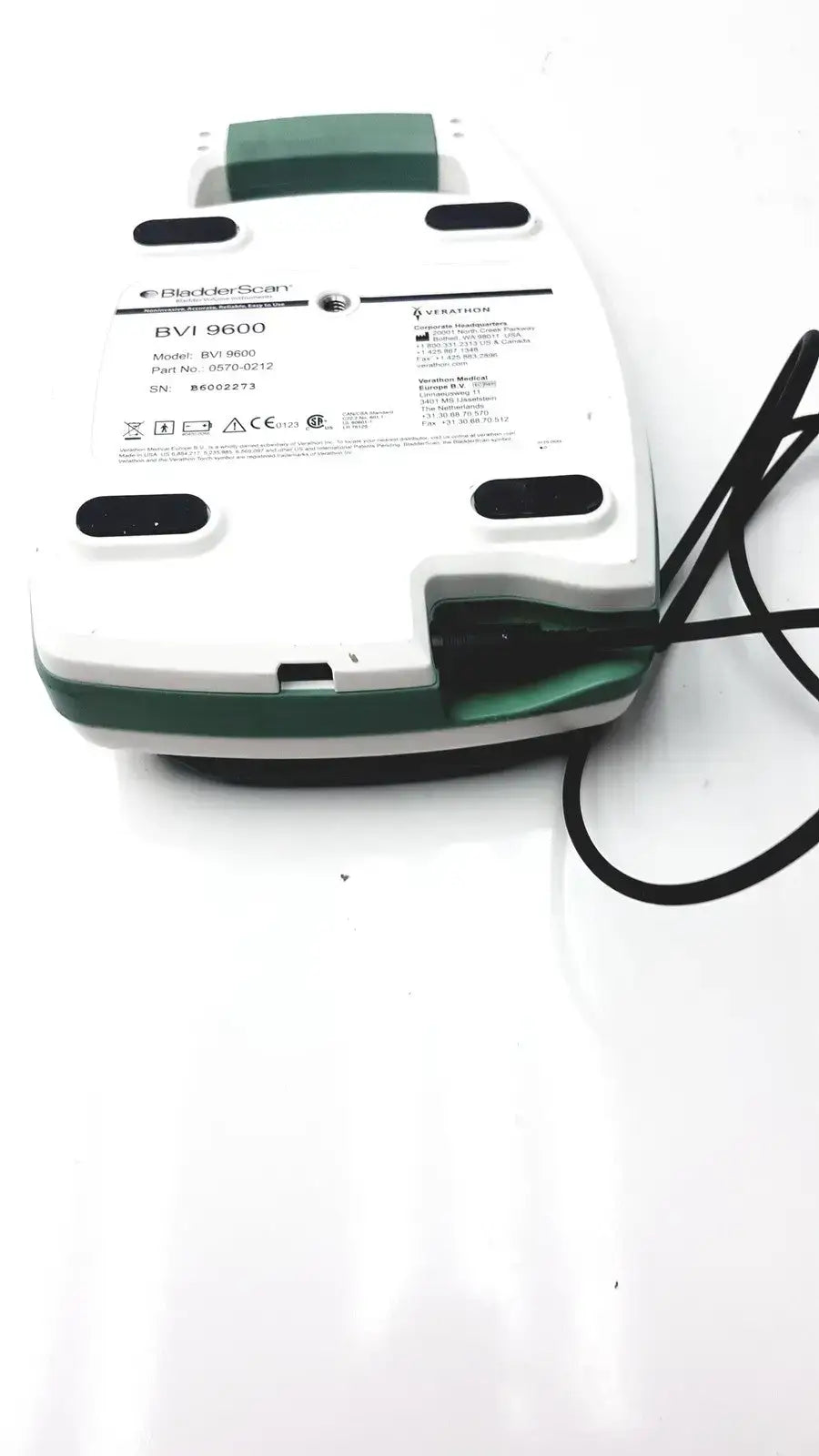 Verathon BladderScan Portable Bladder Scanner BVI 9600 Bladder Scanner, as-is (for parts) product photo 7