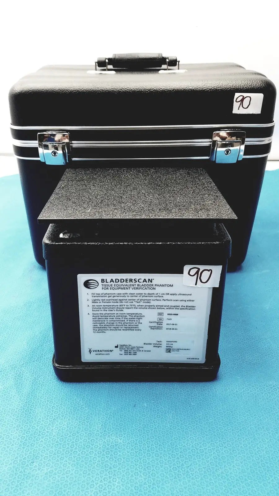 Reuse Medical Verathon BladderScan Tissue Equivalent Bladder Phantom - 0620-0068 Other Medical & Lab Equipment, second-hand product photo 1