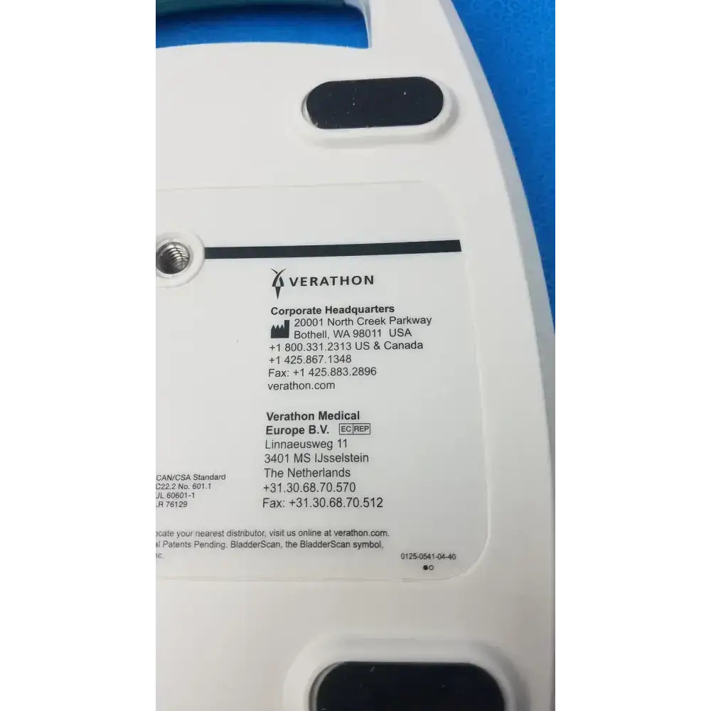 Verathon BVI 9400 Bladder Scan with a Probe Unit Bladder Scanner, second-hand product photo 15