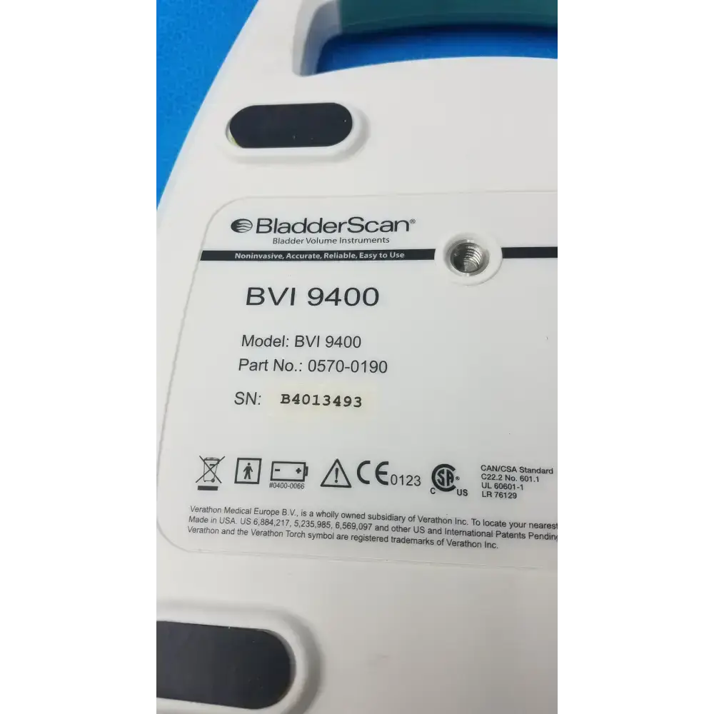 Verathon BVI 9400 Bladder Scan with a Probe Unit Bladder Scanner, second-hand product photo 14