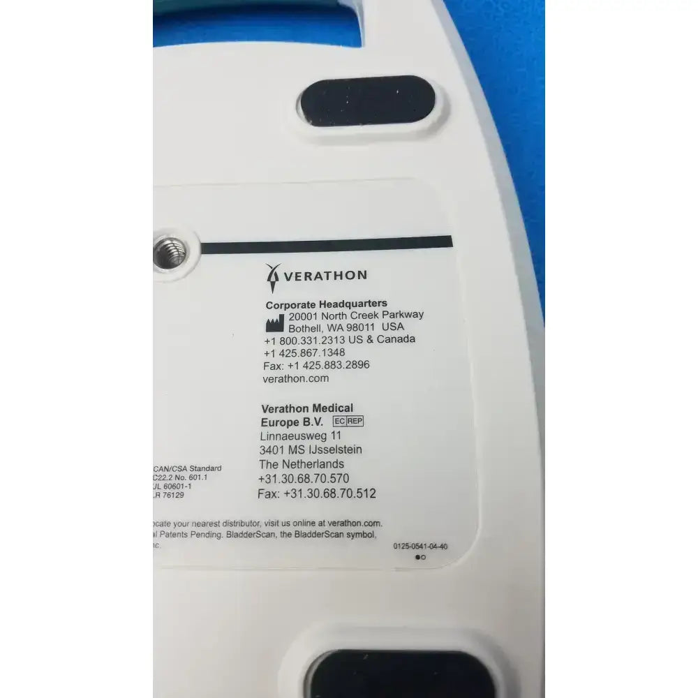 Verathon BVI 9400 Bladder Scan with a Probe Unit Bladder Scanner, second-hand product photo 15