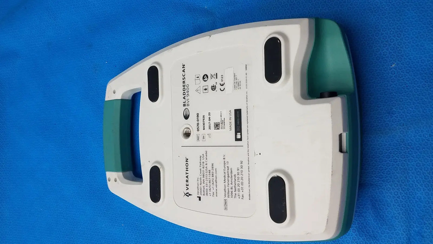 Verathon BVI 9400 Bladder Scanner SN B4010971 – Powers On, Untested Bladder Scanner, as-is (for parts) product photo 4