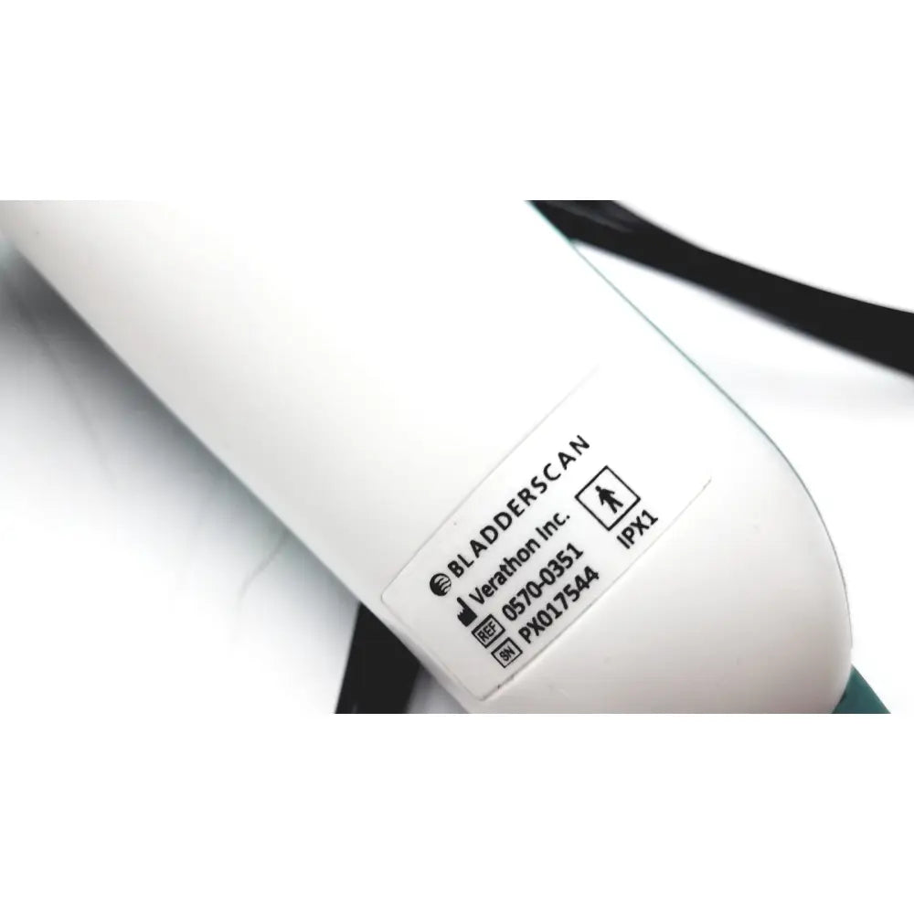 White verathon bvi 9400 bladder scanner with probe for reuse medical applications by verathon inc