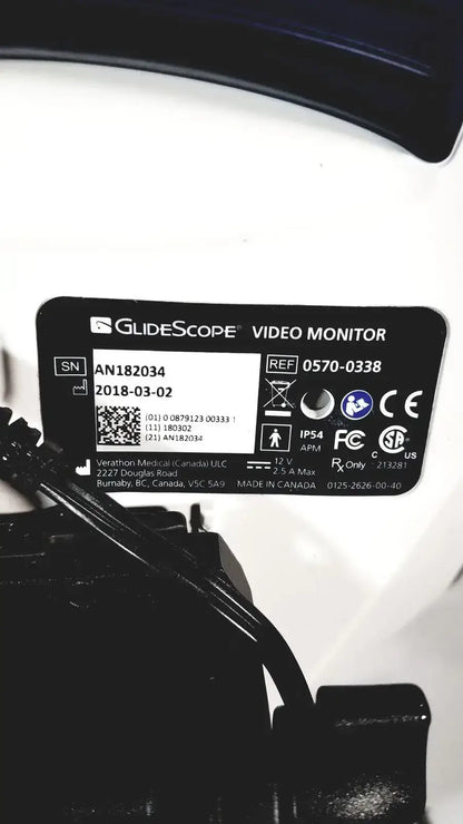VERATHON Glidescope Cobalt AVL Monitor Video Laryngoscope Display Video Laryngoscope Monitor, second-hand product photo 6