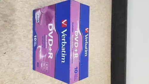Verbatim dvd+r 10pcs Blank DVD Media, second-hand product photo 2