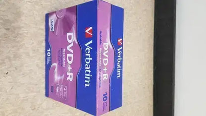 Verbatim dvd+r 10pcs Blank DVD Media, second-hand product photo 2