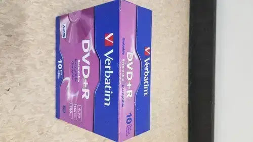 Verbatim dvd+r 10pcs Blank DVD Media, second-hand product photo 2