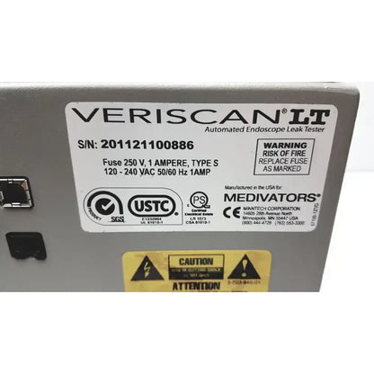 Veriscan LT Automated Endoscope Leak Tester Endoscope Leak Tester, second-hand product photo 8