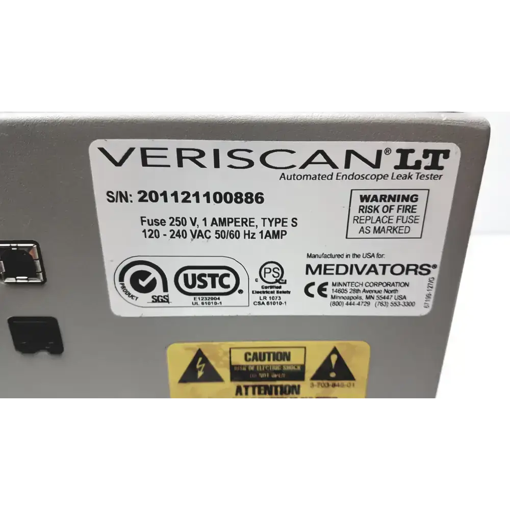Veriscan LT Automated Endoscope Leak Tester Endoscope Leak Tester, second-hand product photo 8