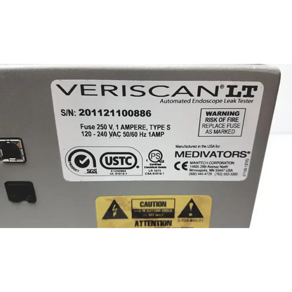 Veriscan LT Automated Endoscope Leak Tester Endoscope Leak Tester, second-hand product photo 8