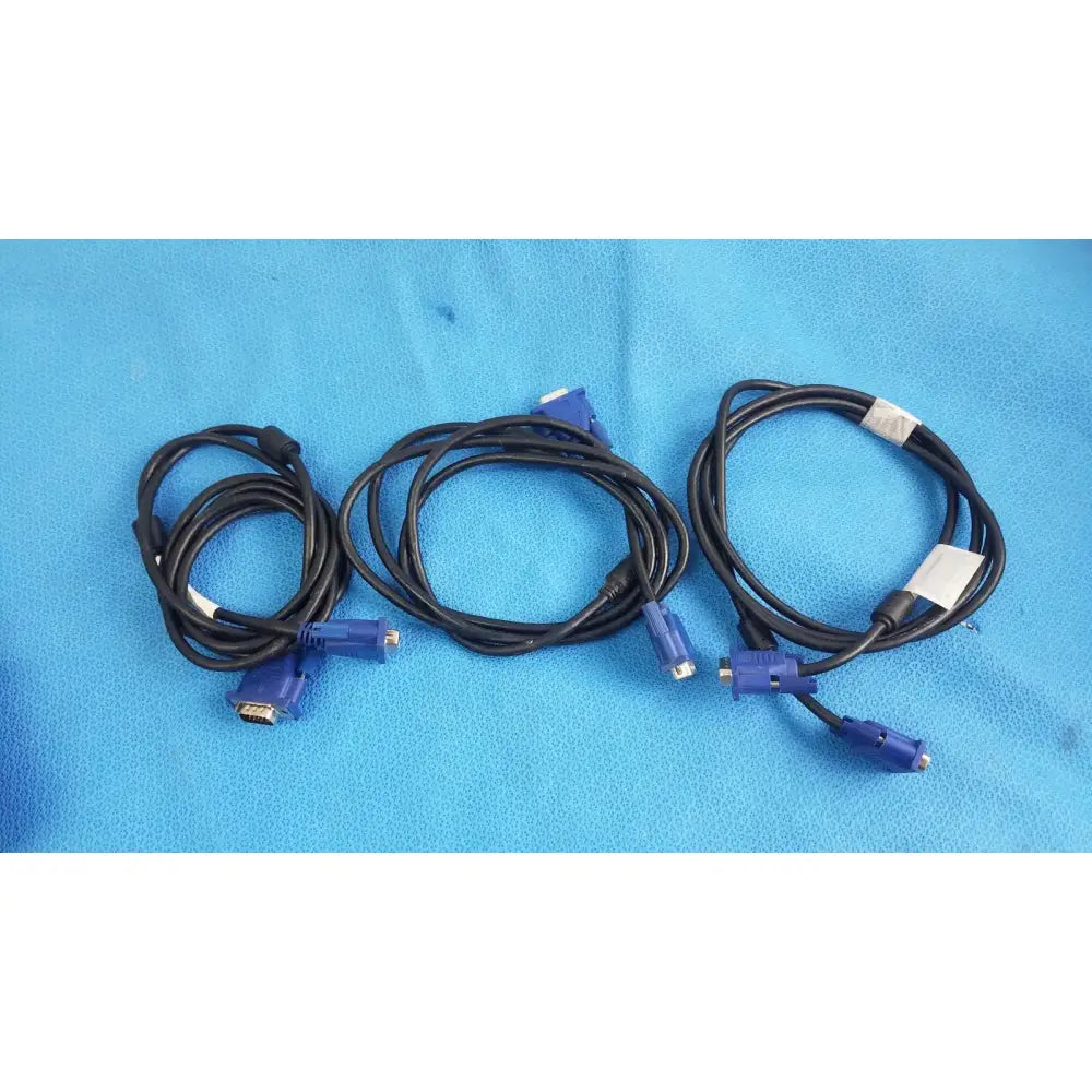 Reuse Medical VGA Monitor Cables 15-Pin Male to Male Video Display Medical Cables & Cords, second-hand product photo 1