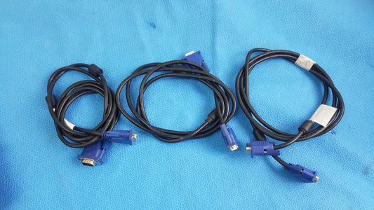 Reuse Medical VGA Monitor Cables 15-Pin Male to Male Video Display Medical Cables & Cords, second-hand product photo 1