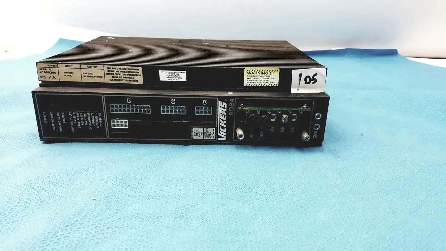 Vickers Servo Drive BDS4 21023 414W32 GZ Servo Drive, second-hand product photo 3