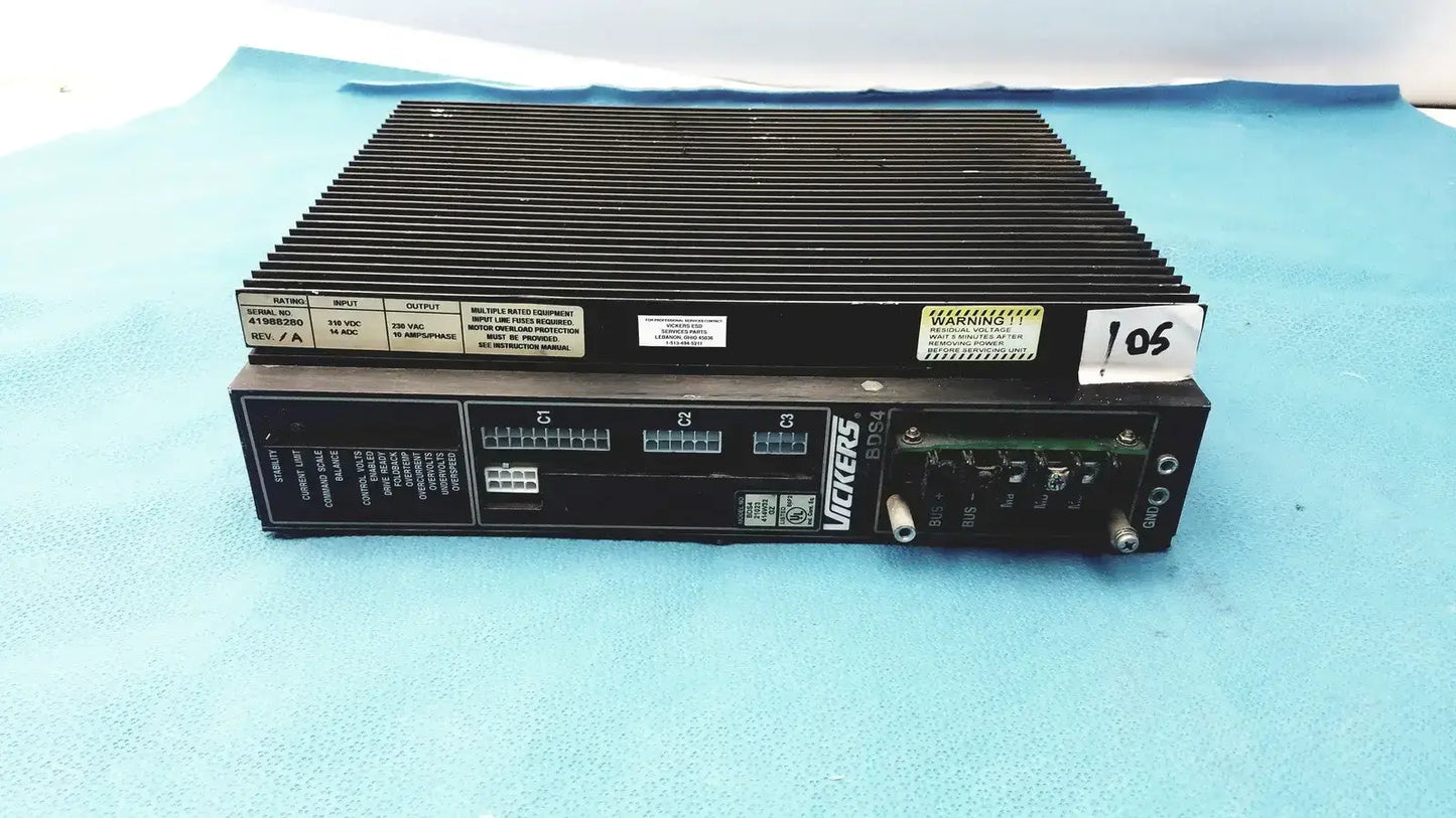 Vickers Servo Drive BDS4 21023 414W32 GZ Servo Drive, second-hand product photo 1