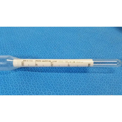 Unbranded Vintage Brew and Mash Tester Glass Beer Hydrometer 60° Specific Gravity Scale Laboratory Hydrometer, second-hand product photo 2