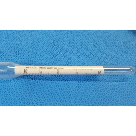 Unbranded Vintage Brew and Mash Tester Glass Beer Hydrometer 60° Specific Gravity Scale Laboratory Hydrometer, second-hand product photo 2
