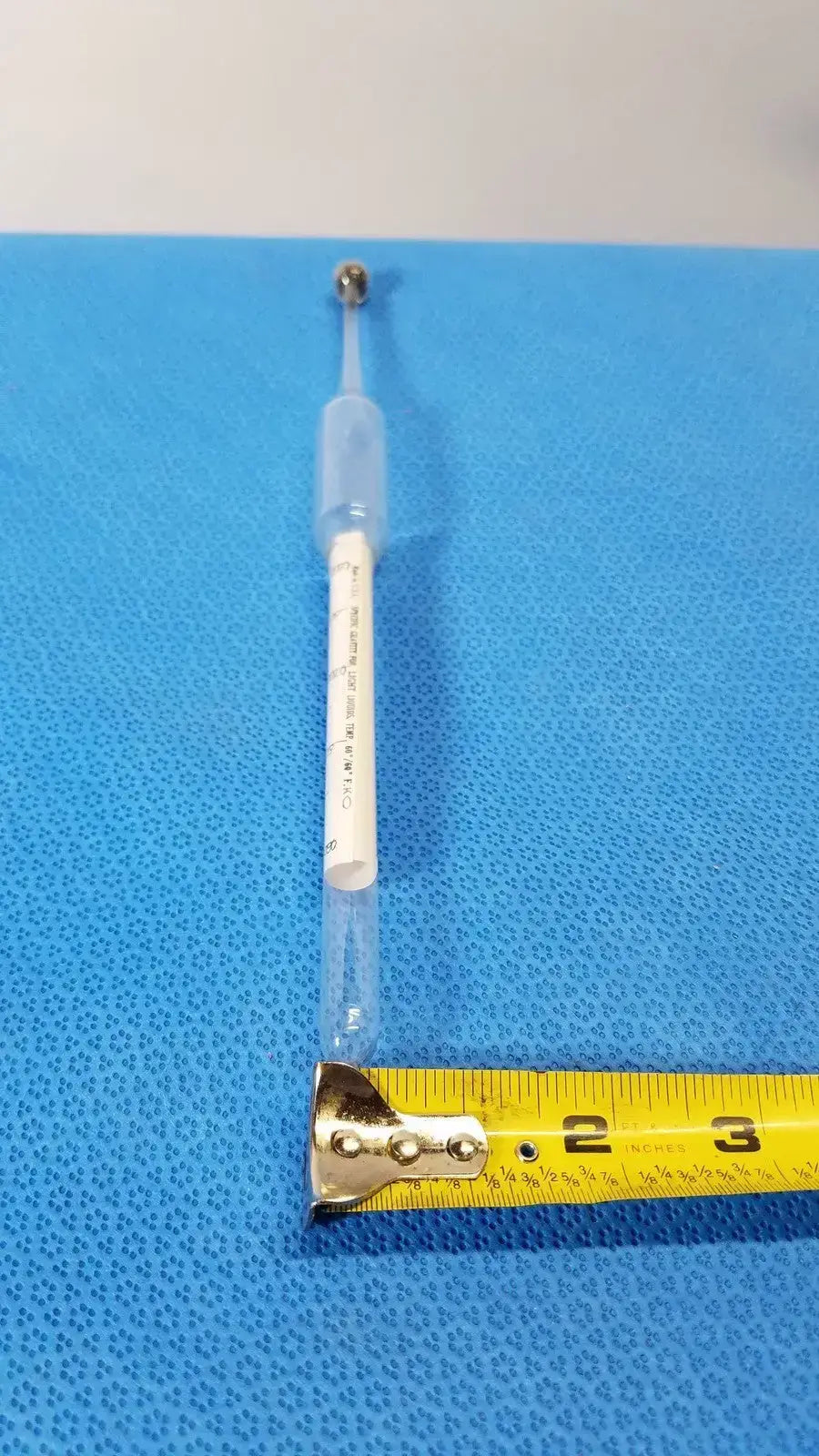 Unbranded Vintage Brew and Mash Tester Glass Beer Hydrometer 60° Specific Gravity Scale Laboratory Hydrometer, second-hand product photo 4