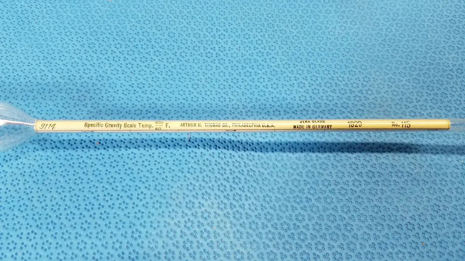Generic Vintage Brew and Mash Tester Glass Beer Hydrometer 600/60 Specific Gravity Laboratory Hydrometer, second-hand product photo 5
