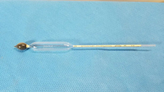 Generic Vintage Brew and Mash Tester Glass Beer Hydrometer 600/60 Specific Gravity Laboratory Hydrometer, second-hand product photo 1