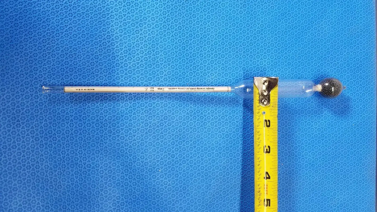 Unbranded Vintage Long Floating Mash & Brew Tester Thermometer German Made Lab Tool Laboratory Thermometer, second-hand product photo 1